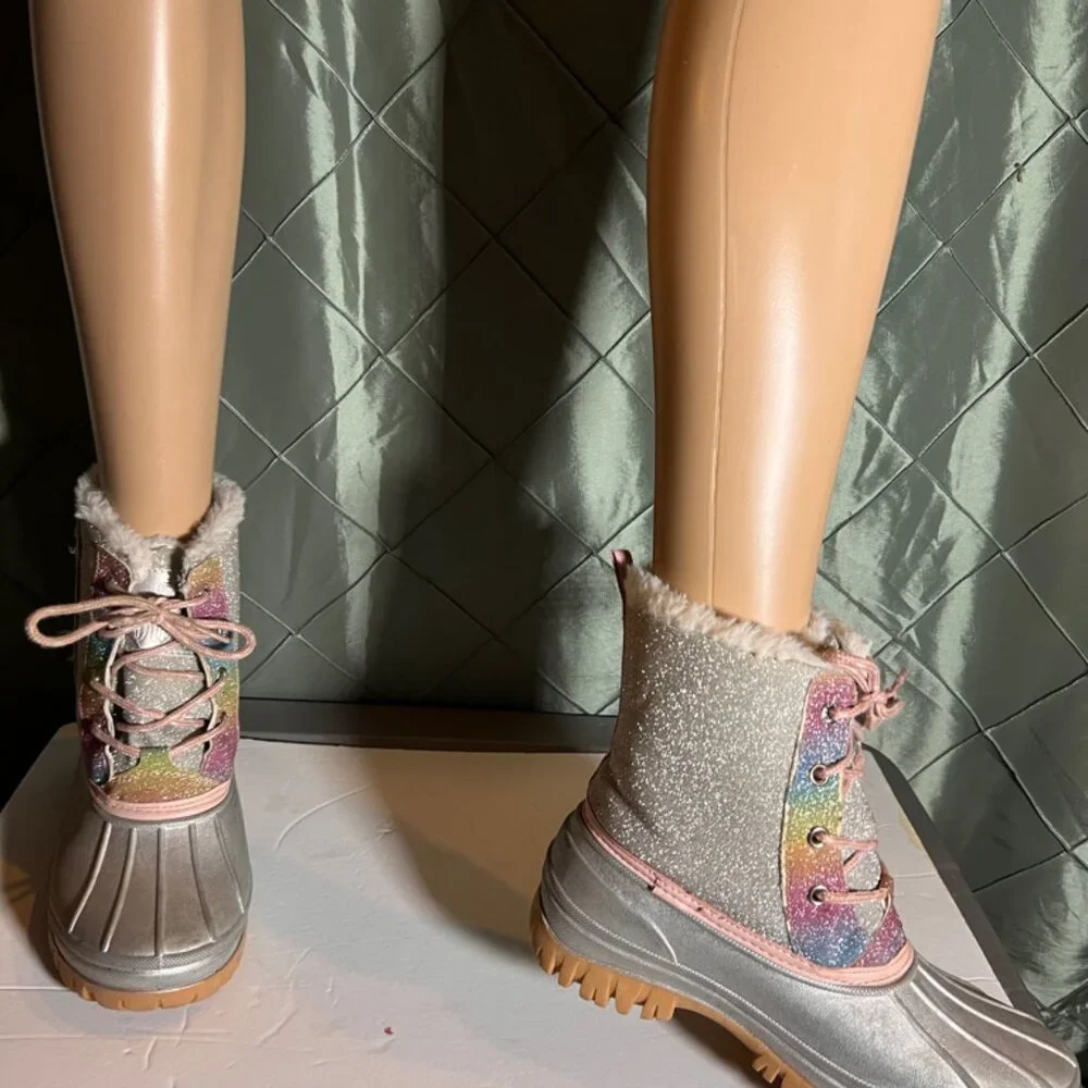 Juicy‎ Couture Girls Lil Quinto Drive Rain Boots Size 4 US *GS6